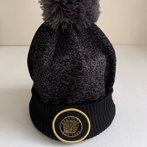 Brooklyn Nets Black & Gold Beanie